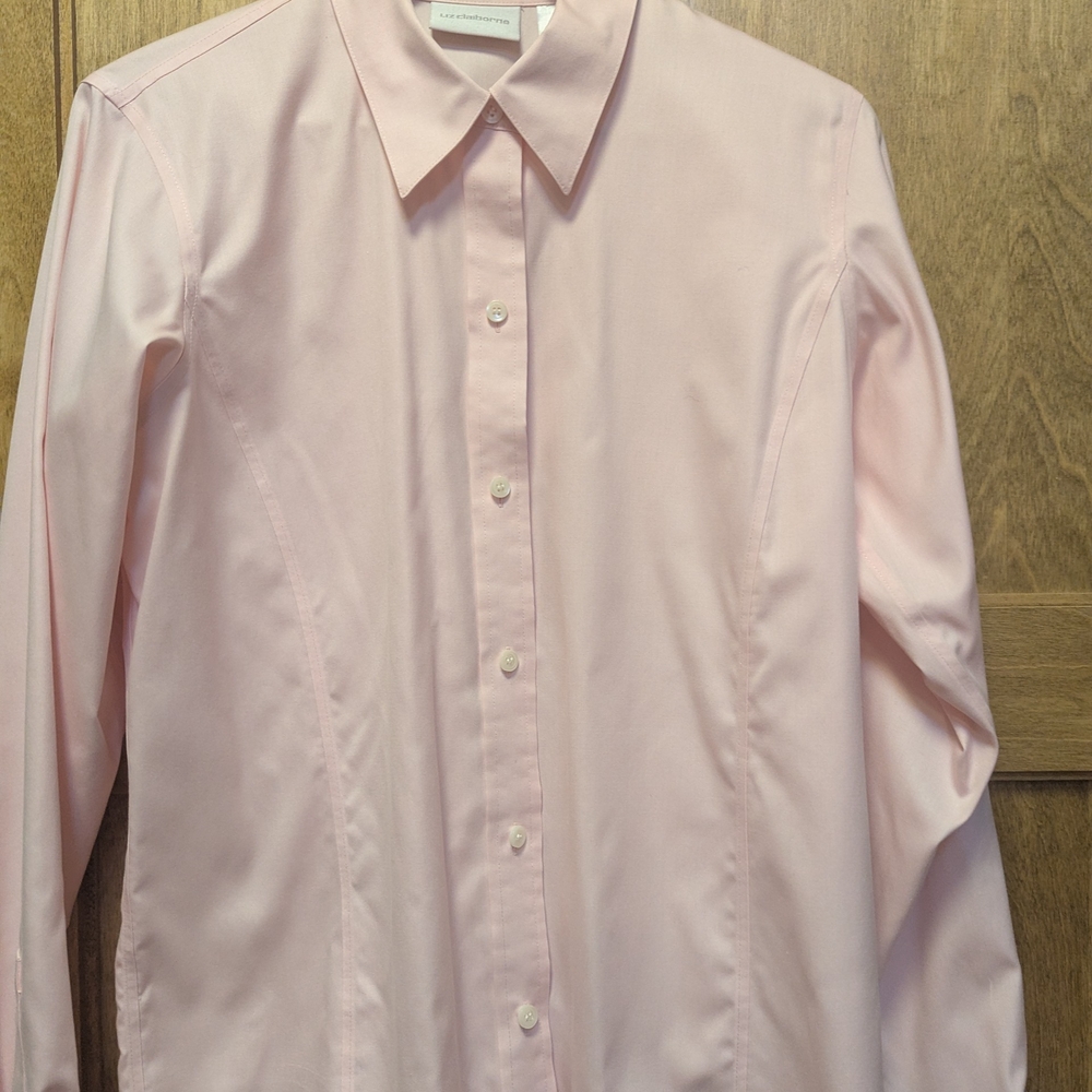 Liz Claybourne Women's Pink Dress Shirt